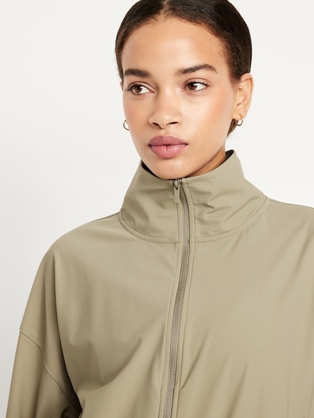 NWT Lightweight Fitted Running Jacket Buff Sz M